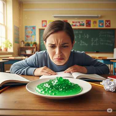 「は？　給食これかよ　スライム」と言っている人