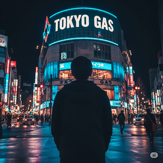 東京ガスが目の前にあった画像