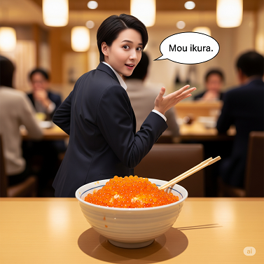 「もう行くら」と言って、いくらを置いて去る人